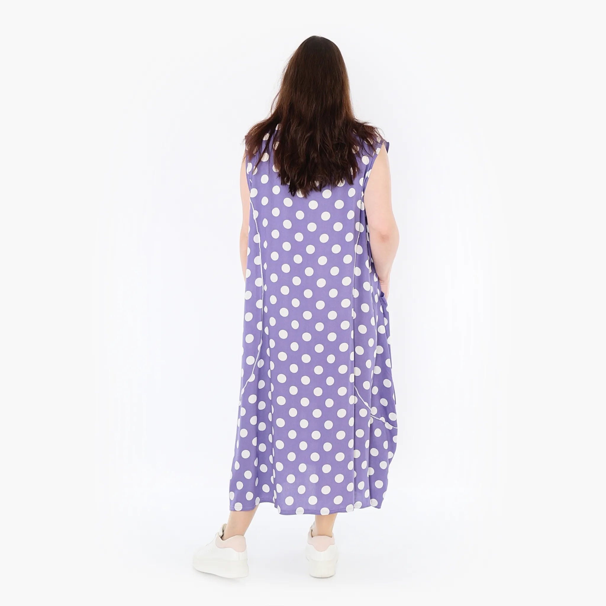 Robe AKH 1920, lilas-blanc