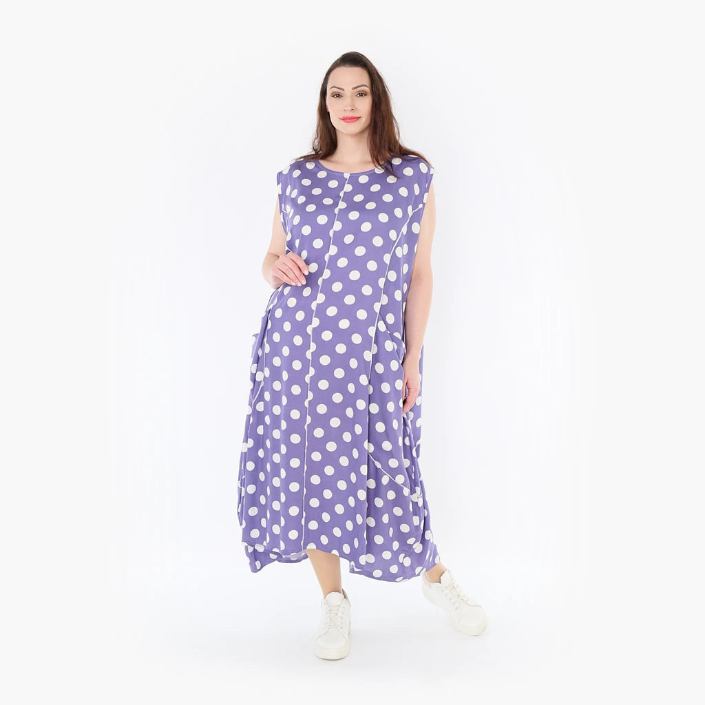 Robe AKH 1920, lilas-blanc