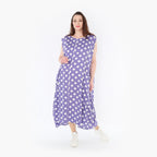 Robe AKH 1920, lilas-blanc