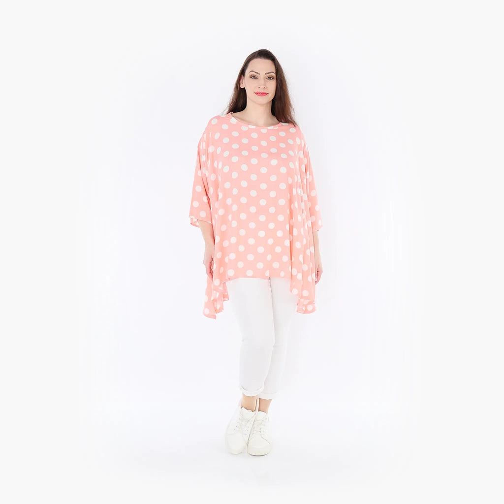 AKH Fashion Shirt 593 Ulli, Rosa/Weiß
