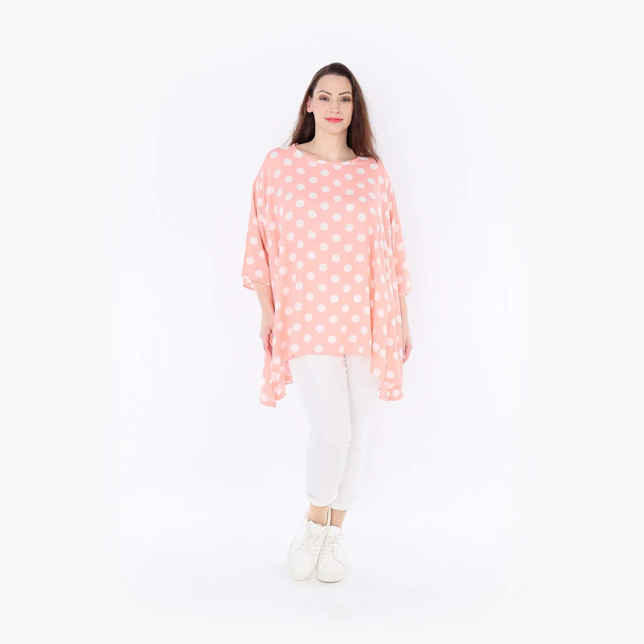 AKH Fashion Shirt 593 Ulli, Rosa/Weiß