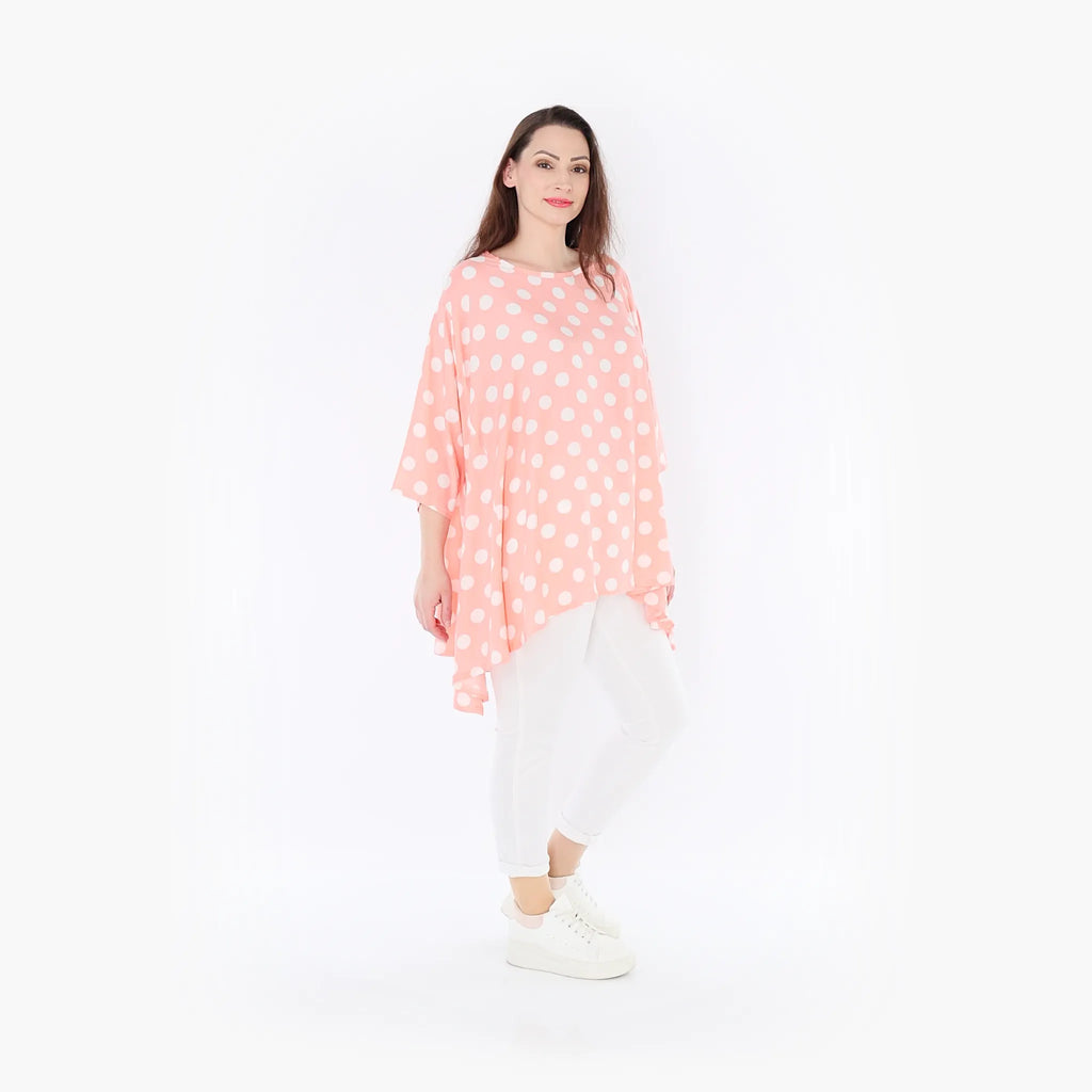 AKH Fashion Shirt 593 Ulli, Rosa/Weiß