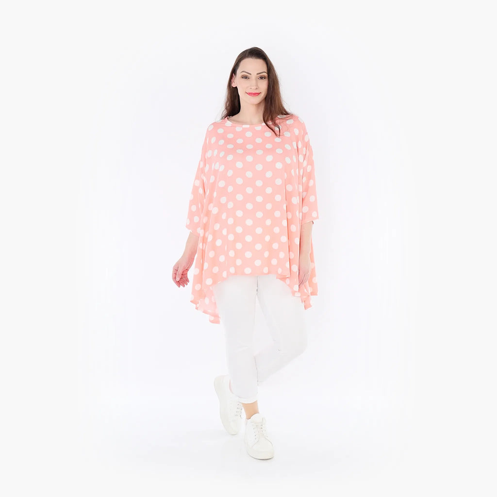 AKH Fashion Shirt 593 Ulli, Rosa/Weiß