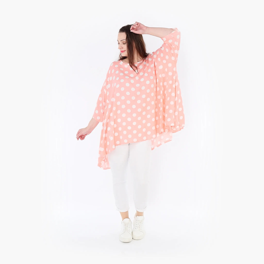 AKH Fashion Shirt 593 Ulli, Rosa/Weiß