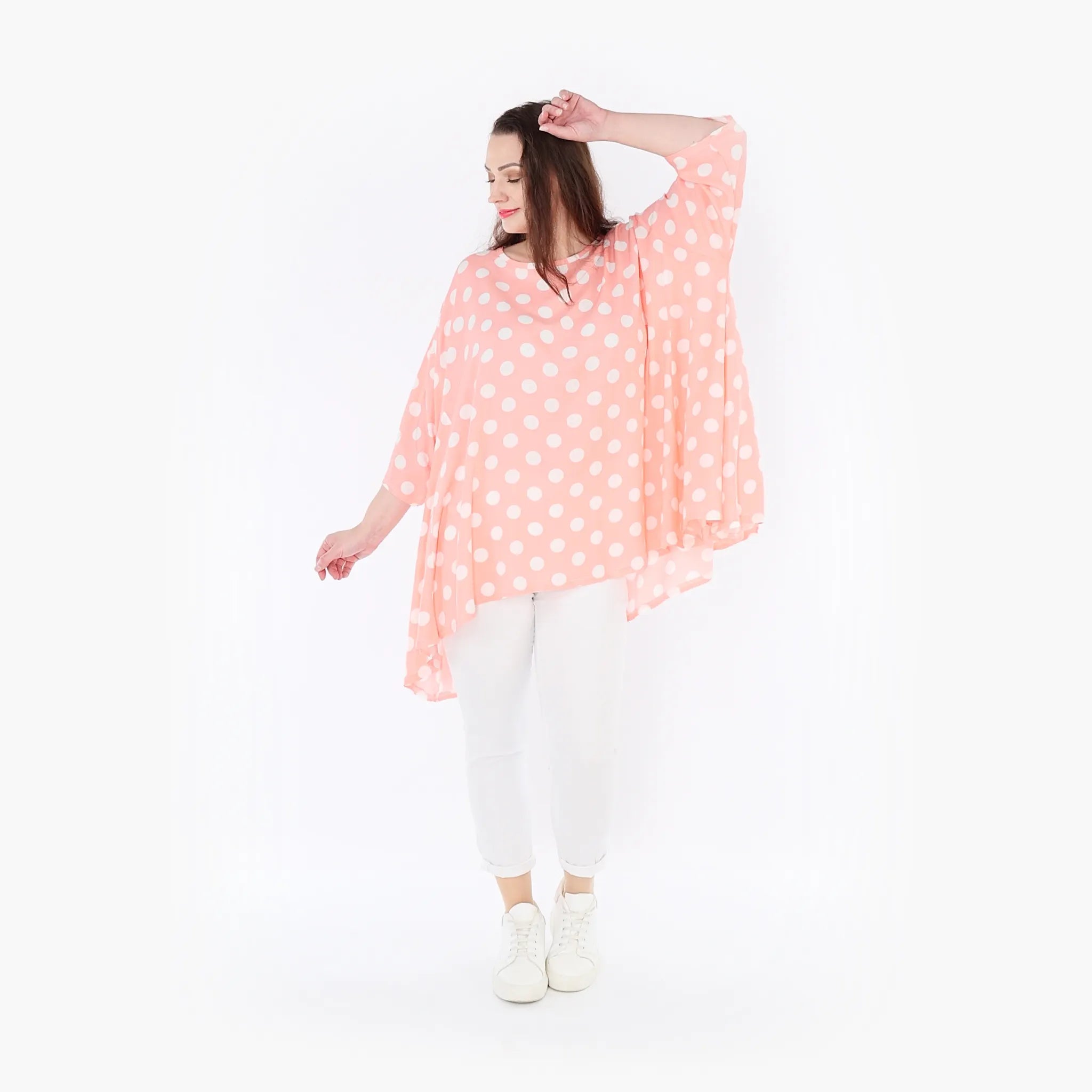 AKH Fashion Shirt 593 Ulli, Rosa/Weiß