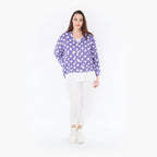 AKH Fashion Jacke 6910 Ulli, Flieder/Weiß