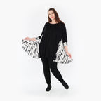 AKH Fashion Shirt 593 Marble, Weiß/Schwarz