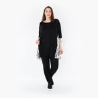 AKH Fashion Shirt 593 Marble, Weiß/Schwarz