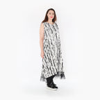 AKH Fashion Tunika 6853 Marble, Weiß/Schwarz