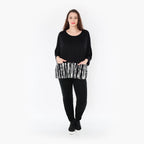 AKH Fashion Shirt 6888 Marble, Schwarz/Weiß