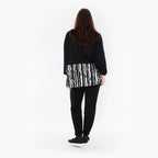 AKH Fashion Shirt 6888 Marble, Schwarz/Weiß