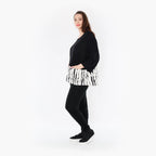 AKH Fashion Shirt 6888 Marble, Weiß/Schwarz