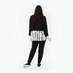 AKH Fashion Shirt 6888 Marble, Weiß/Schwarz