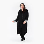 AKH Fashion Mantel 6891 Marble, Schwarz/Weiß