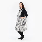 AKH 6899 Blouse, White-Black