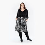 AKH Fashion Shirt 6900 Marble, Schwarz/Weiß