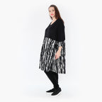 AKH Fashion Shirt 6900 Marble, Schwarz/Weiß