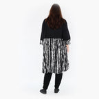 AKH Fashion Shirt 6900 Marble, Schwarz/Weiß