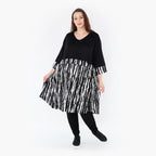 AKH Fashion Shirt 6900 Marble, Schwarz/Weiß