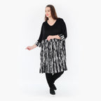 AKH Fashion Shirt 6900 Marble, Schwarz/Weiß