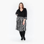 AKH Fashion Shirt 6900 Marble, Schwarz/Weiß