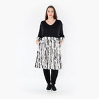 AKH Fashion Shirt 6900 Marble, Weiß/Schwarz