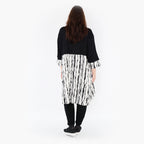 AKH Fashion Shirt 6900 Marble, Weiß/Schwarz