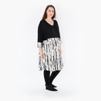 AKH Fashion Shirt 6900 Marble, Weiß/Schwarz