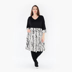 AKH Fashion Shirt 6900 Marble, Weiß/Schwarz
