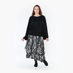 AKH Fashion Rock 7559 Marble, Schwarz/Weiß