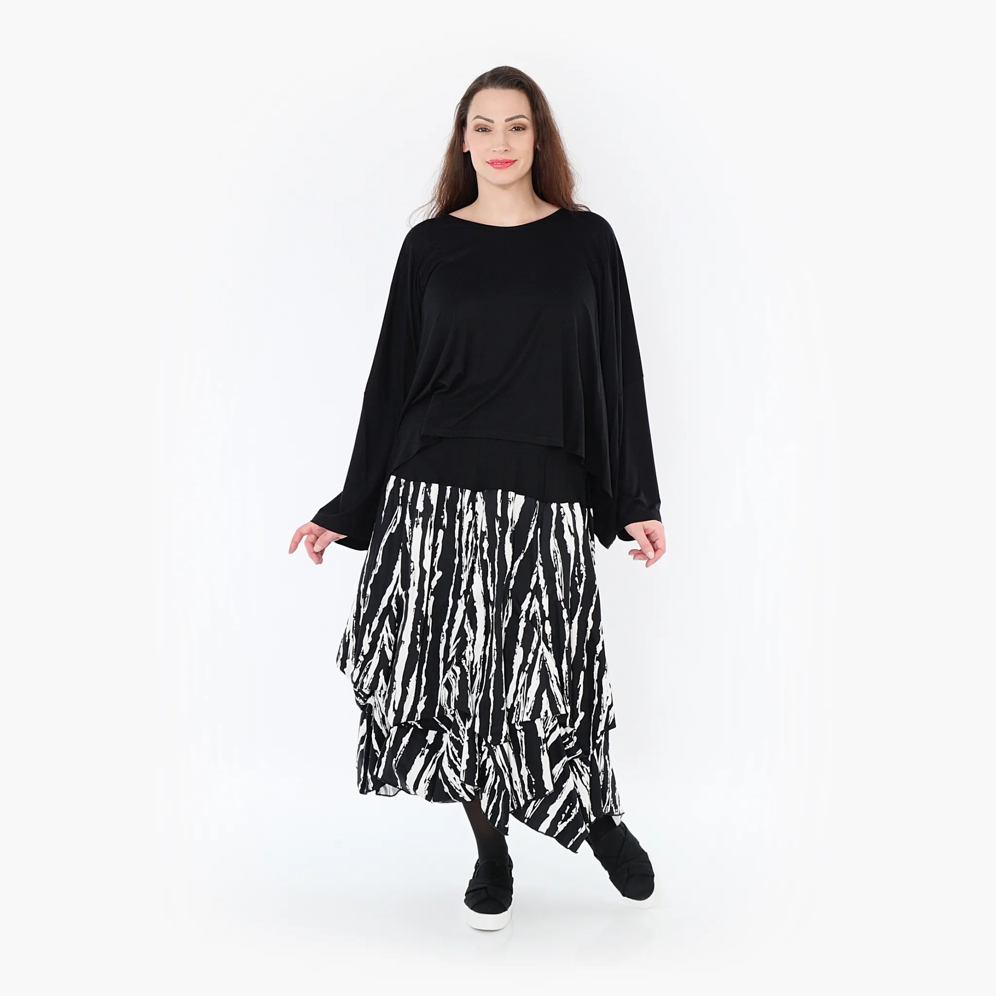 AKH Fashion Rock 7559 Marble, Schwarz/Weiß