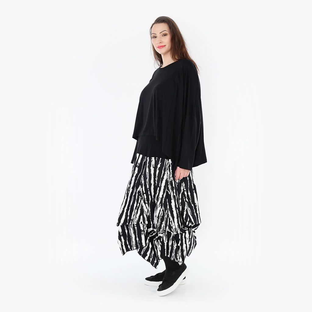AKH Fashion Rock 7559 Marble, Schwarz/Weiß