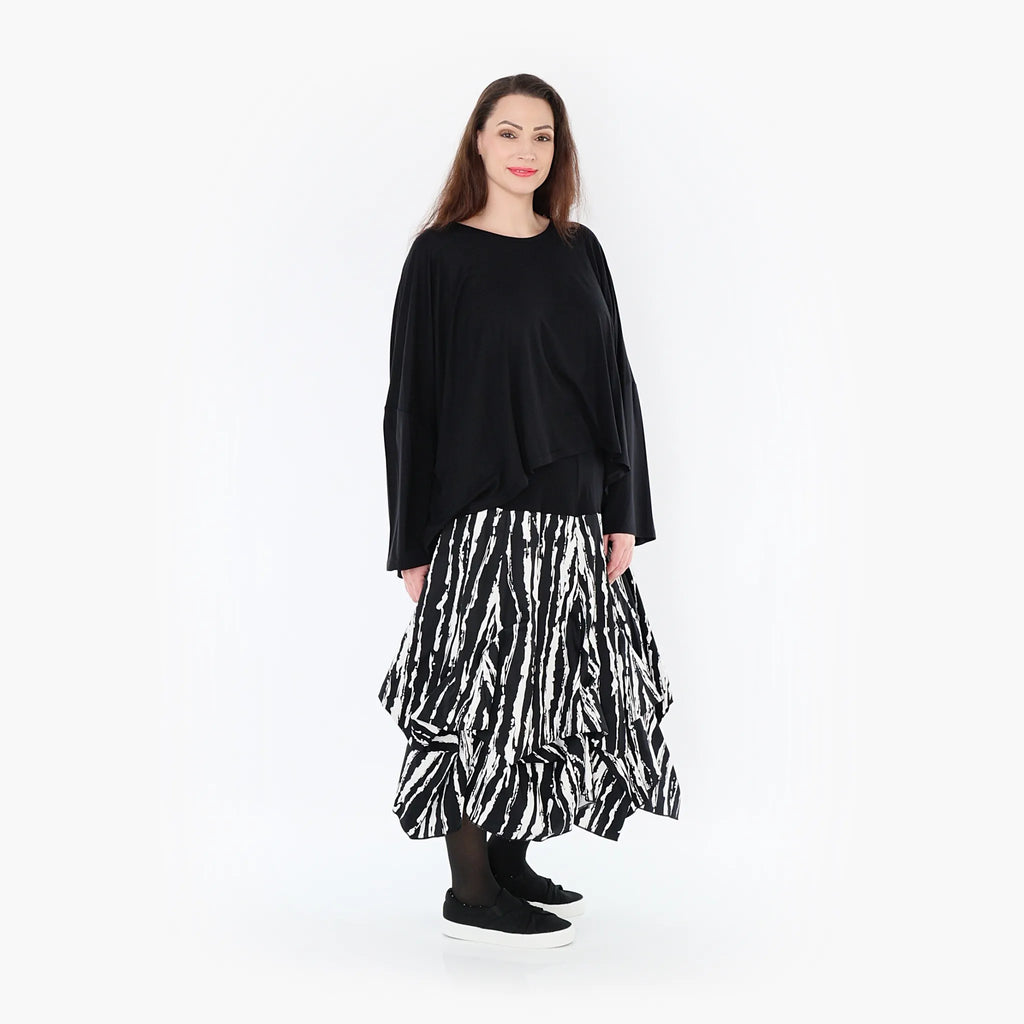 AKH Fashion Rock 7559 Marble, Schwarz/Weiß