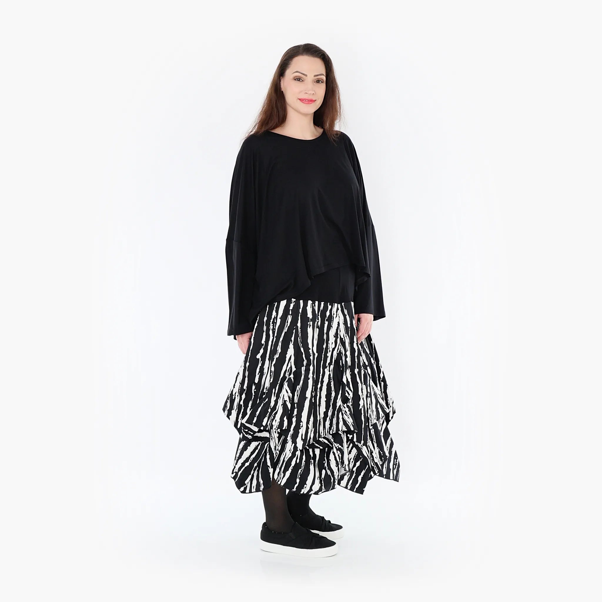 AKH Fashion Rock 7559 Marble, Schwarz/Weiß
