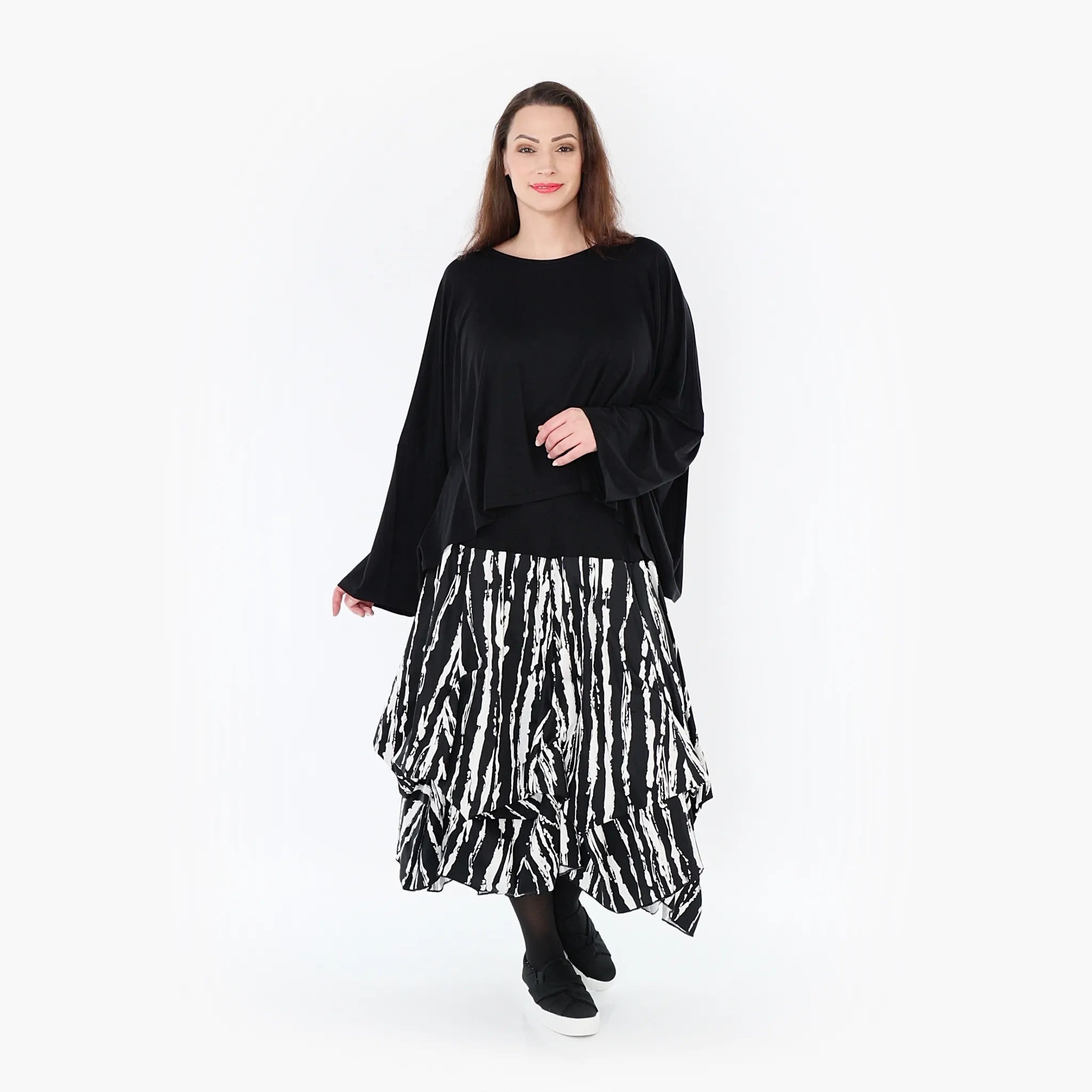 AKH Fashion Rock 7559 Marble, Schwarz/Weiß