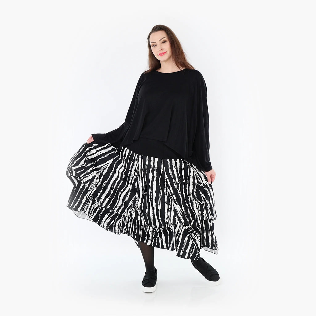 AKH Fashion Rock 7559 Marble, Schwarz/Weiß