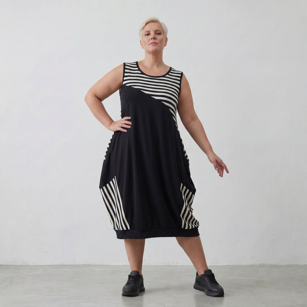AKH Fashion Tunika 6902 Coco, Ecru/Schwarz