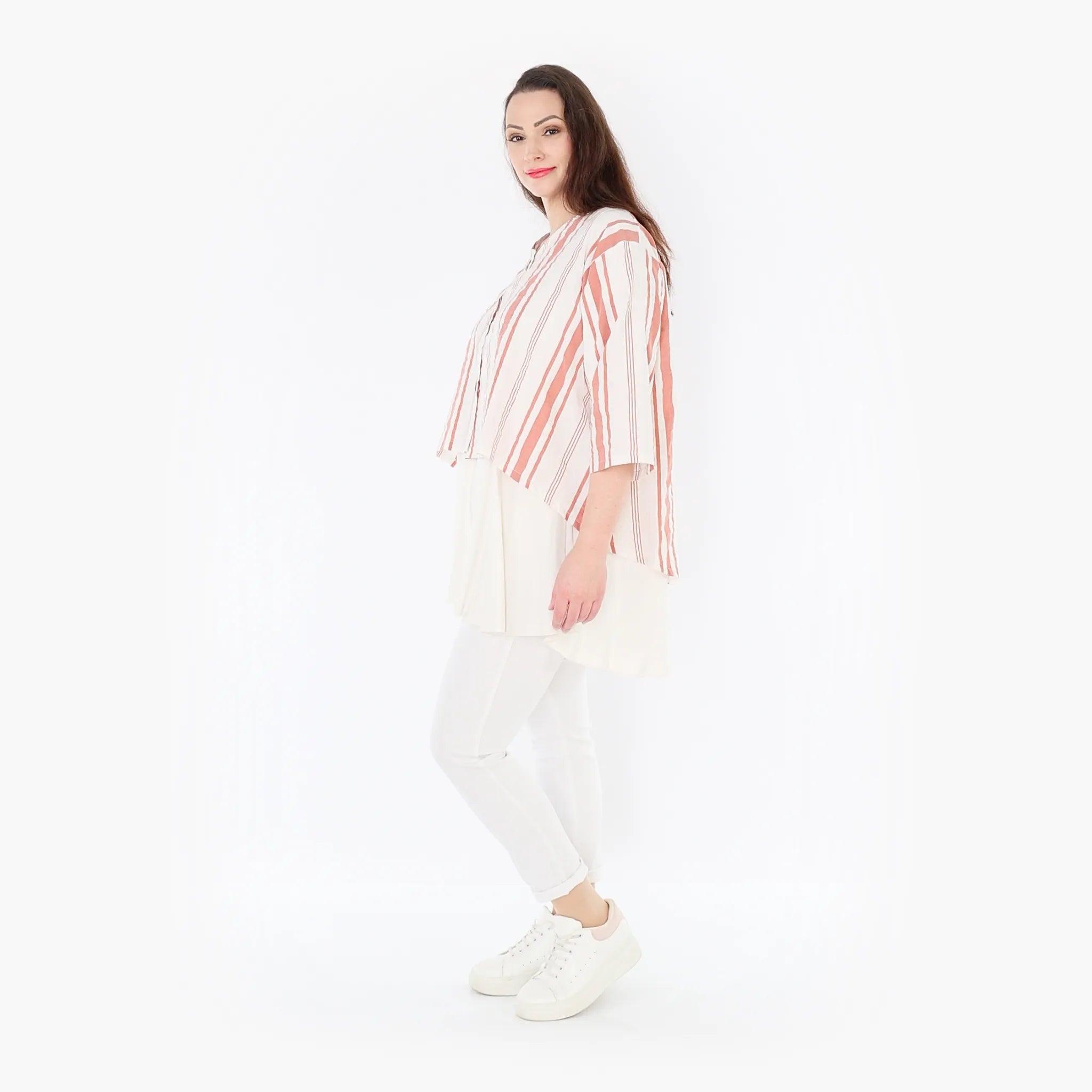AKH Fashion Jacke 130 Beauty, Weiß/Apricot
