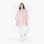AKH Fashion Shirt 593 Beauty, Weiß/Apricot