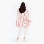 AKH Fashion Shirt 593 Beauty, Weiß/Apricot