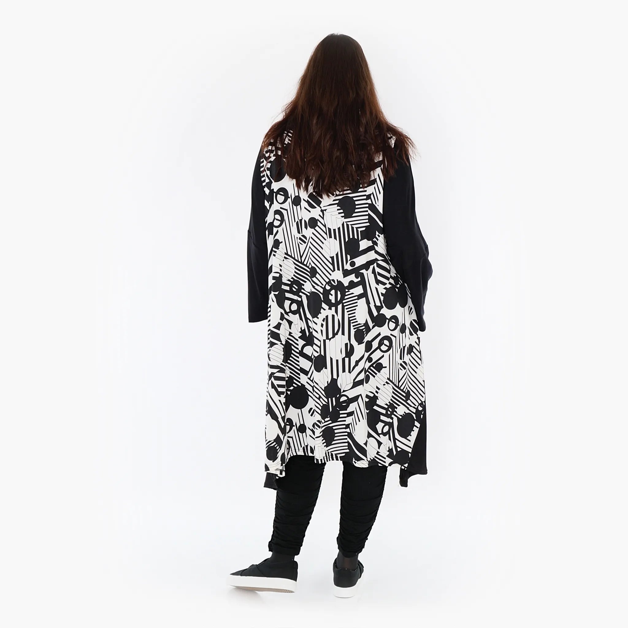 Gilet AKH 6844, noir et blanc