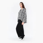 AKH Fashion Jacke 6073 Sakura, Schwarz/Weiß