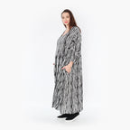 AKH Fashion Kleid 6677 Sakura, Schwarz/Weiß