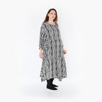 AKH Fashion Kleid 6712 Sakura, Schwarz/Weiß