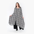 AKH Fashion Mantel 6724 Sakura, Schwarz/Weiß