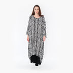 AKH Fashion Mantel 6724 Sakura, Schwarz/Weiß