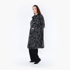 AKH 6693 Coat, Black and White