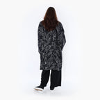 AKH 6693 Coat, Black and White