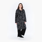 AKH 6693 Coat, Black and White