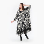 AKH Fashion Kleid 6959 Susan, Schwarz/Ecru